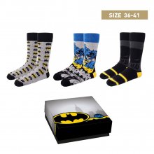 DC Comincs ponožky 3-Pack Batman 36-41