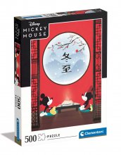 Disney skládací puzzle Mickey & Minnie in Japan (500 pieces)