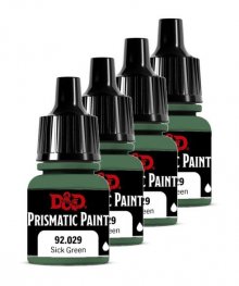 D&D Prismatic Paint for Miniatures 92.029 Sick Green 8 ml (carto