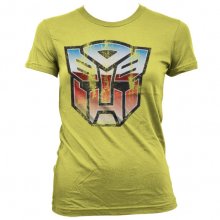 Transformers dámské tričko Autobot Shield Žluté