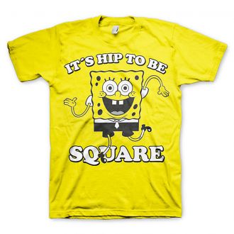 Pánské triko SpongeBob It´s Hip To Be Square