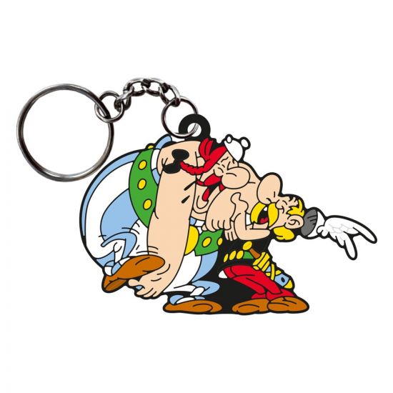 Asterix Přívěsek na klíče Asterix & Obelix Laughing 9 cm - Kliknutím na obrázek zavřete