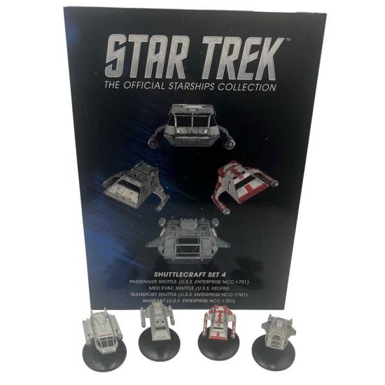 Star Trek Starship Diecast Mini Replicas Shuttle Set 4 - Kliknutím na obrázek zavřete