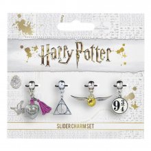 Harry Potter Charm 4-Pack Snitch/Deathly Hallows/Platform 9 3/4/