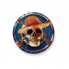 One Piece Enamel Odznak Straw Hat Logo