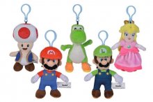 Super Mario Plush přívěsky na klíče All Stars 13 cm prodej v sad