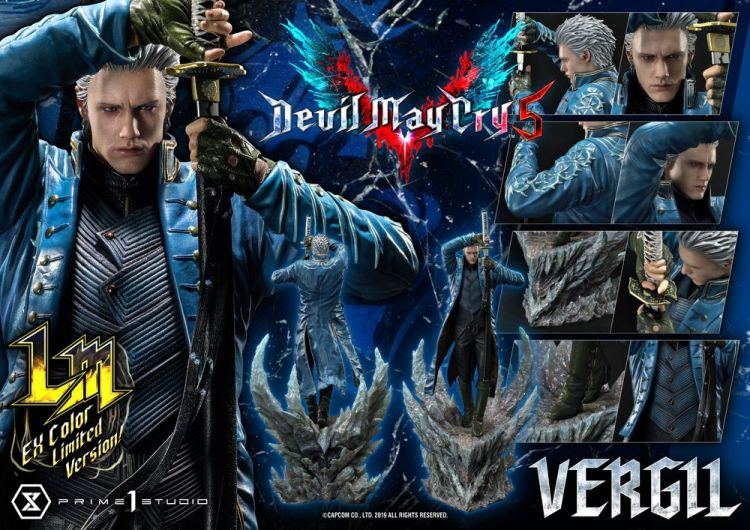 Devil May Cry 5 Socha 1/4 Vergil Exclusive Version 77 cm - Kliknutím na obrázek zavřete