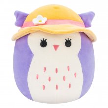 Squishmallows Plyšák Purple Owl with Sun Hat Holly 18 cm