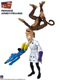 Earthworm Jim Akční figurka Wave 1: Professor Monkey-For-A-Head