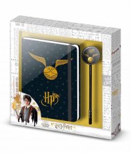 Harry Potter poznámkový blok with Pen Gift Set Golden Snitch