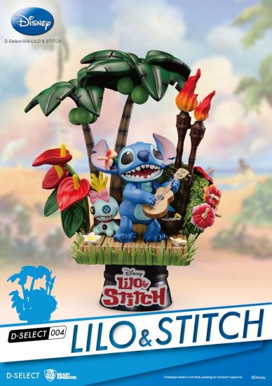 Disney D-Stage PVC Diorama Stitch 14 cm - Kliknutím na obrázek zavřete