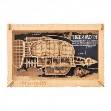 Castle in the Sky Paper Model Kit Paper Theater Wood Style Tiger
