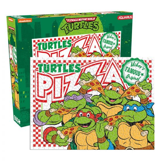 Teenage Mutant Ninja Turtles skládací puzzle Pizza (500 pieces) - Kliknutím na obrázek zavřete