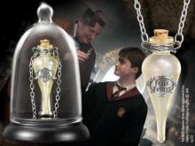 Harry Potter Felix Felicis Pendant and Display
