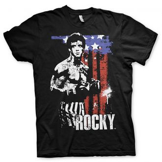 Rocky IV pánské tričko American Flag L