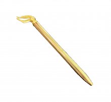 Harry Potter Metallic Pen with 3D Charm Golden Snitch