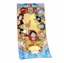 One Piece Velour ručník Straw Hat Pirates 75 x 150 cm