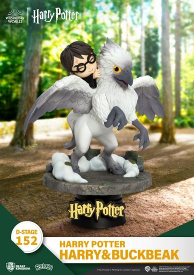 Harry Potter D-Stage PVC Diorama Harry & Buckbeak 16 cm - Kliknutím na obrázek zavřete