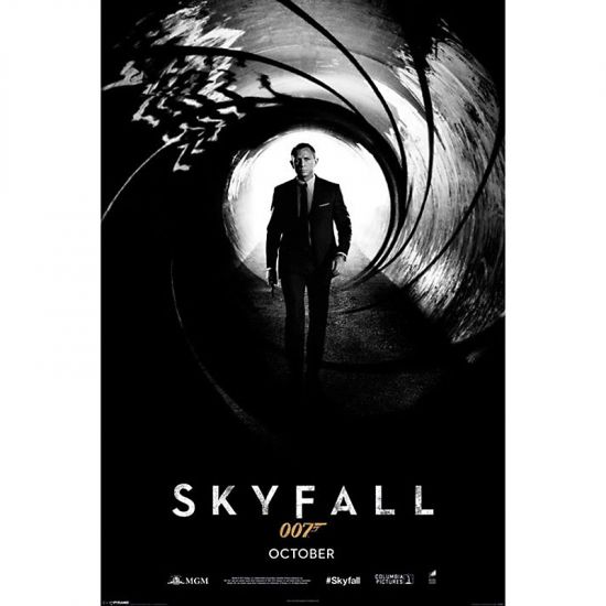 Plakát James Bond Skyfall 61 x 91 cm - Kliknutím na obrázek zavřete