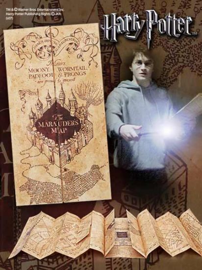 Harry Potter Replica 1/1 Marauder´s Map - Kliknutím na obrázek zavřete