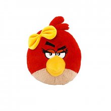 Angry Birds plyšová hračka The Girls Red bird 12 cm