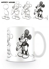 Mickey Mouse Hrnek Sketch Process