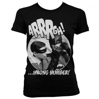 Batman ladies t-shirt Arrrgh Wrong Number
