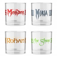 Lord of the Rings panáky 4-Pack