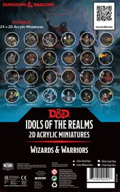 D&D Idols of the Realms 2D Miniatures: Wizards & Warriors - 2D S