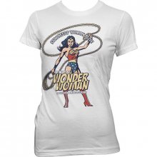 Bílé Dámské tričko Wonder Woman Strongest Woman Alive