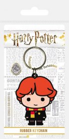 Harry Potter gumový přívěsek na klíče Chibi Ron 6 cm