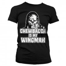 Star Wars dámské tričko Chewbacca Is My Wingman