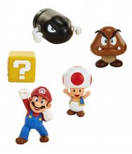 World of Nintendo mini figurka 5-Pack New Super Mario Bros. U Ac