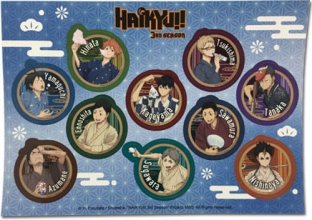 Haikyu!! Sticker set Bathrobe Group