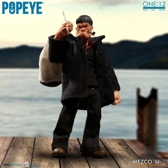 Popeye Akční figurka 1/12 Popeye 14 cm - Kliknutím na obrázek zavřete