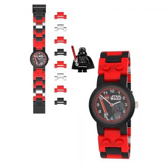 Lego Star Wars hodinky s figurkou Darth Vader The Clone Wars