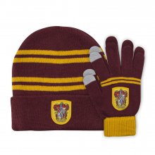 Harry Potter pletená čepice & rukavice Set for Kids Nebelvír