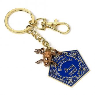 Harry Potter Přívěsek na klíče Chocolate Frog (gold plated)