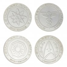 Star Trek Set of 4 Starfleet Division Medallions Limited Edition
