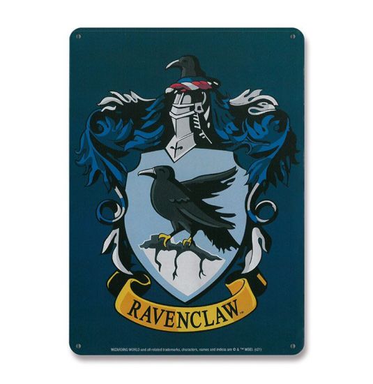 Harry Potter kovová tabulka Havraspár 15 x 21 cm - Kliknutím na obrázek zavřete