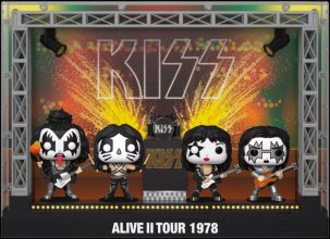 Kiss POP! Moments DLX Vinylová Figurka 4-Pack Alive II 1978 Tour