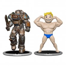 Fallout mini figurky 2-Pack Set E Raider & Vault Boy (Strong) 7