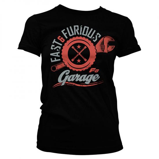 Rychle a zběsile Dámské tričko Fast & Furious Garage - Kliknutím na obrázek zavřete