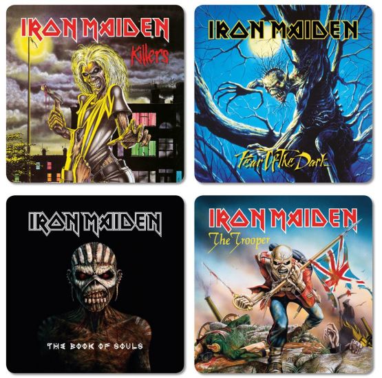 Iron Maiden podtácky Pack (4) - Kliknutím na obrázek zavřete