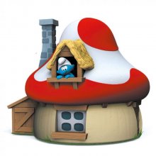 The Smurfs pokladnička Mushroom House