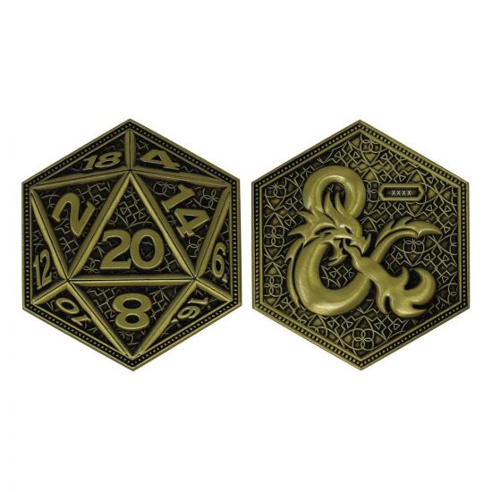 Dungeons & Dragons sběratelská mince Limited Edition - Kliknutím na obrázek zavřete