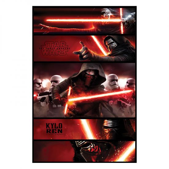 Plakát Star Wars Episode VII Kylo Ren Panels 61 x 91 cm - Kliknutím na obrázek zavřete