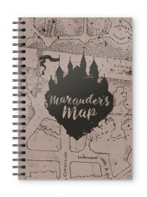 Harry Potter poznámkový blok Marauders Map