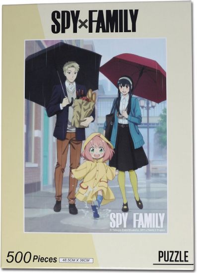 Spy x Family Puzzle Rainy Day (500 pieces) - Kliknutím na obrázek zavřete