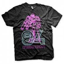 Pánské tričko Transformers Megatron Neon 84 Černé
